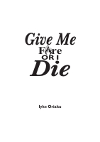 Give Me Fire Or I Die - Iyke Oriaku .pdf